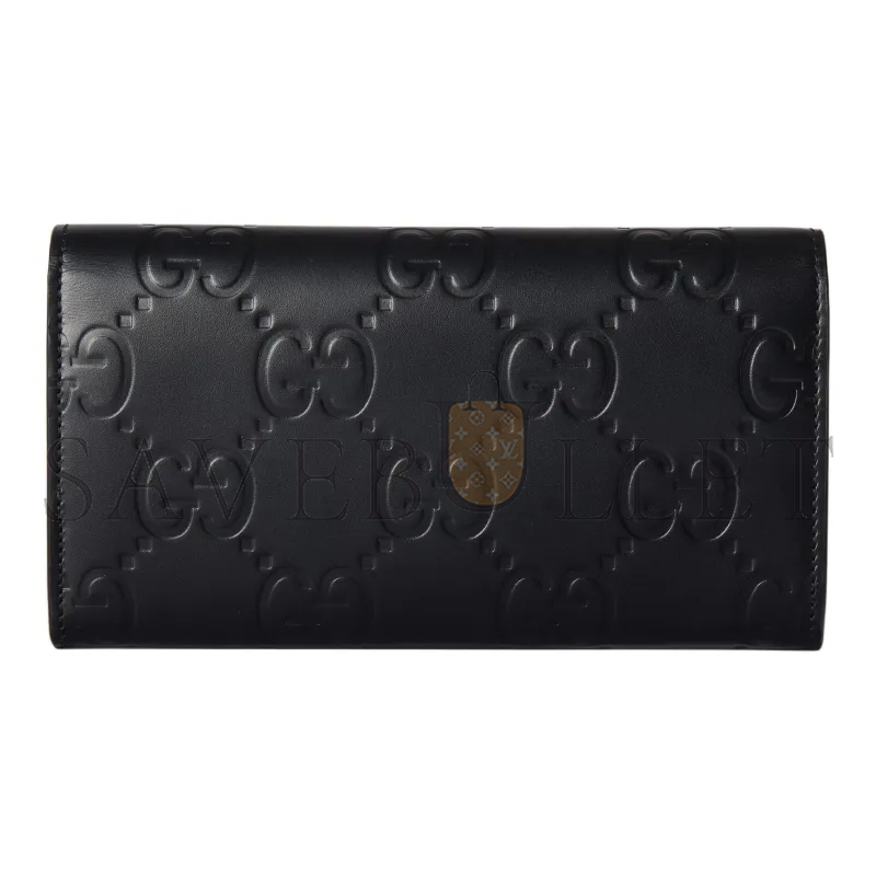 Gvc*1 gg leather wallet 772791 (19*10*3cm)